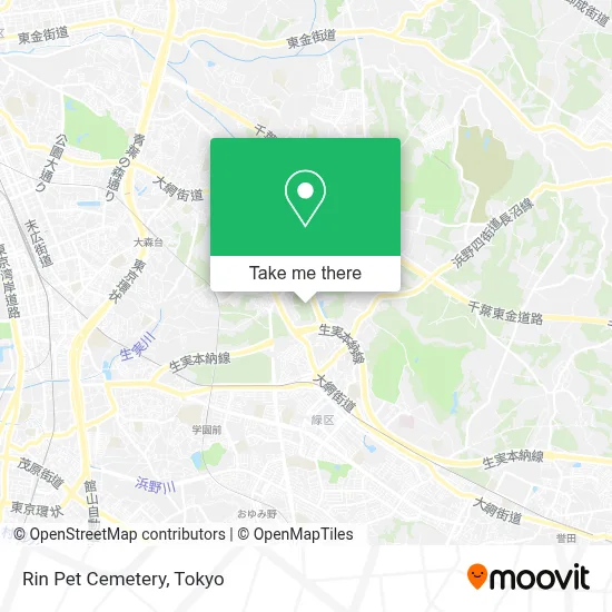 Rin Pet Cemetery map