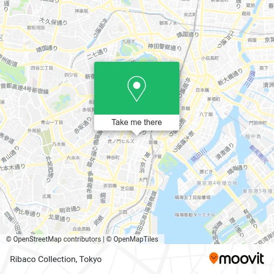 Ribaco Collection map