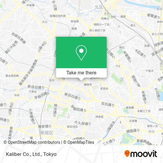 Kaliber Co., Ltd. map