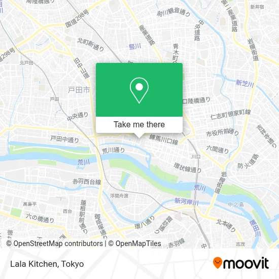 Lala Kitchen map