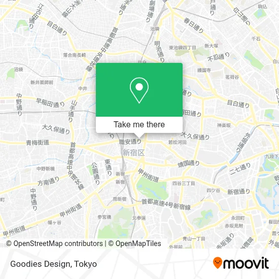 Goodies Design map