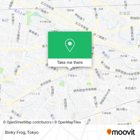 Binky Frog map
