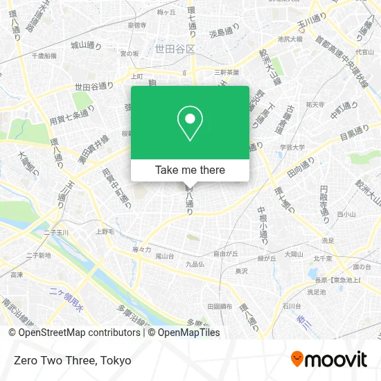 Zero Two Three map
