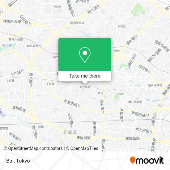 Bar map