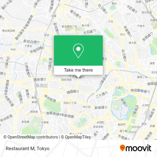 Restaurant M map