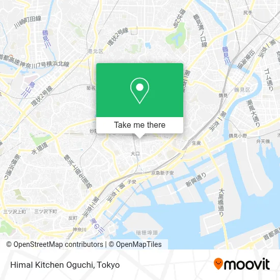 Himal Kitchen Oguchi map