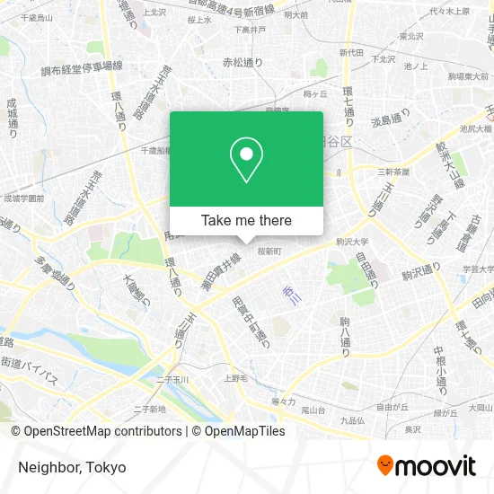 Neighbor map