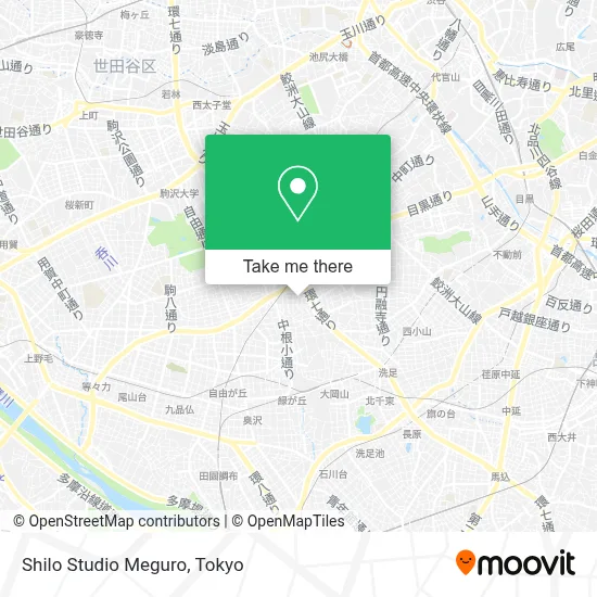 Shilo Studio Meguro map