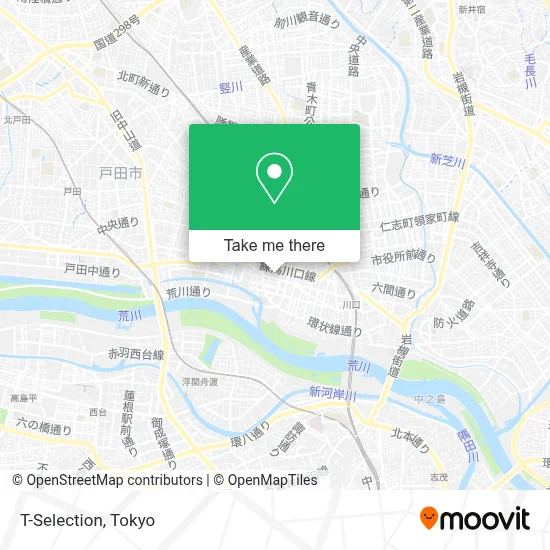 T-Selection map
