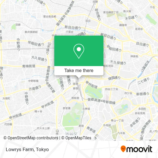 Lowrys Farm map