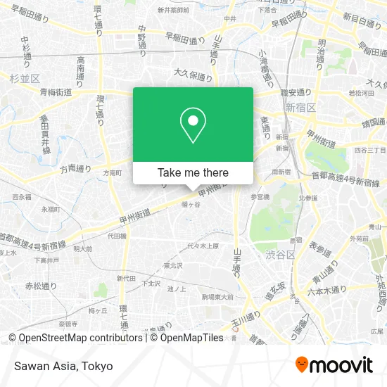 Sawan Asia map