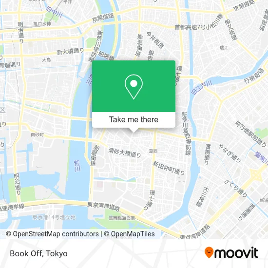 Book Off map