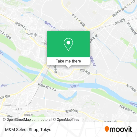 M&M Select Shop map