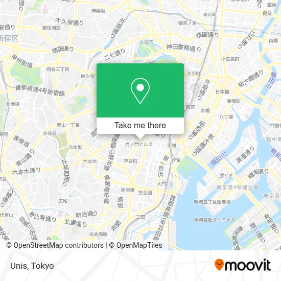 Unis map