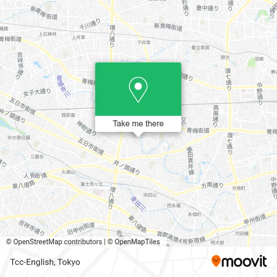 Tcc-English map
