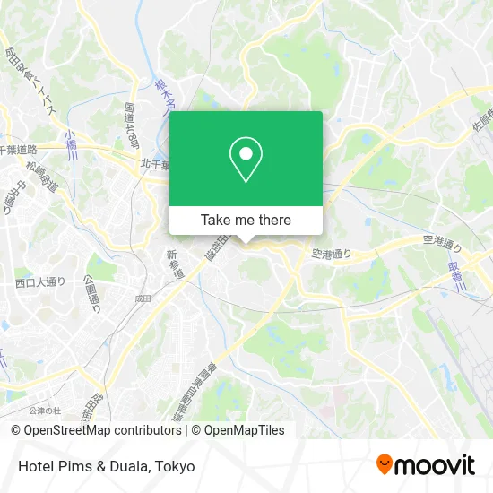 Hotel Pims & Duala map