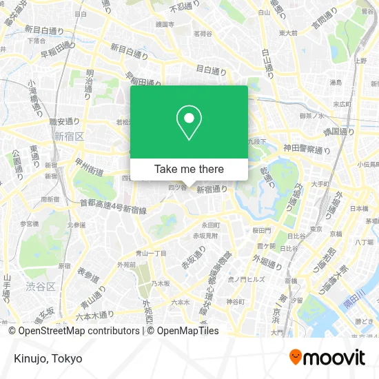 Kinujo map