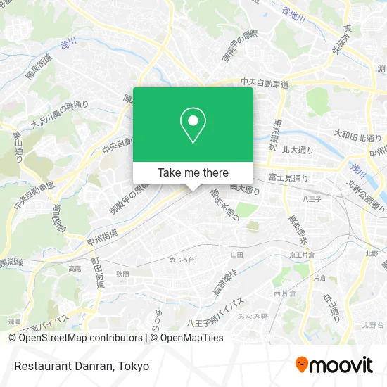 Restaurant Danran map