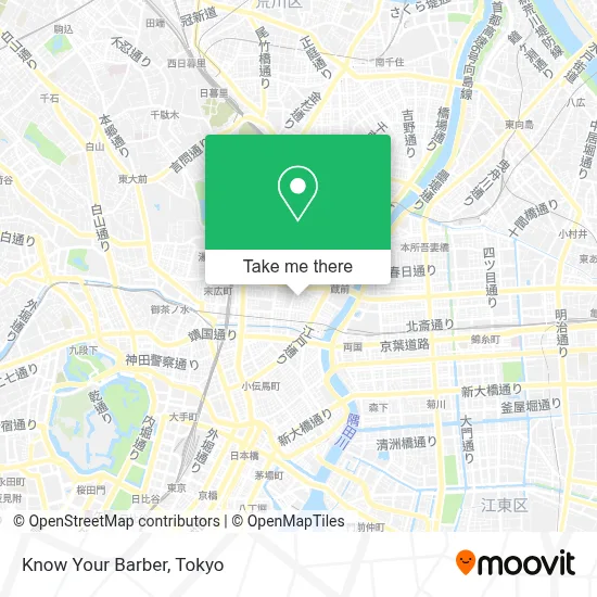 Know Your Barber map