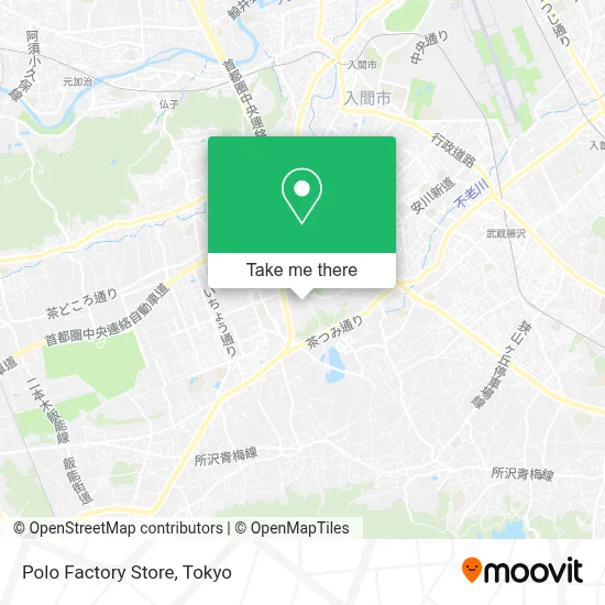 Polo Factory Store map