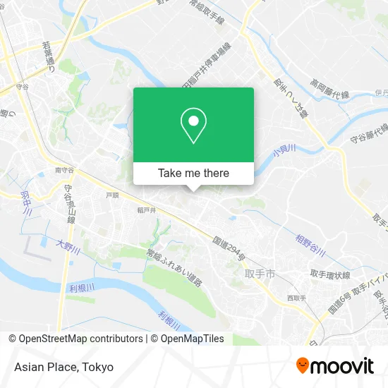 Asian Place map