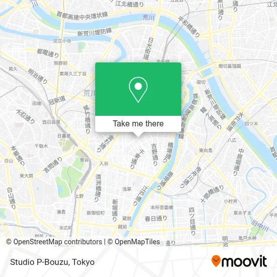 Studio P-Bouzu map
