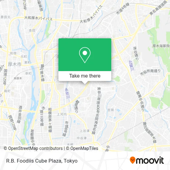 R.B. Foodiis Cube Plaza map