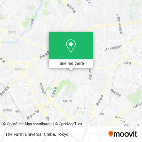 The Farm Universal Chiba map