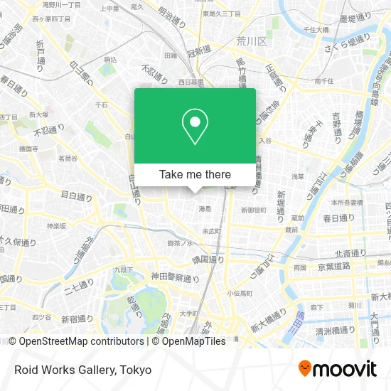 Roid Works Gallery map