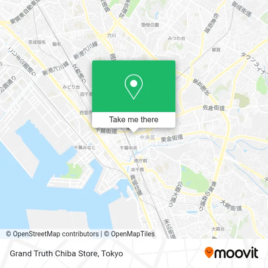 Grand Truth Chiba Store map