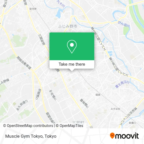 Muscle Gym Tokyo map