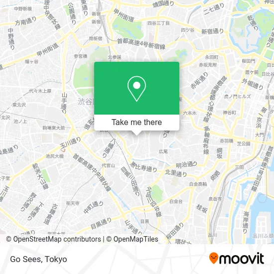 Go Sees map