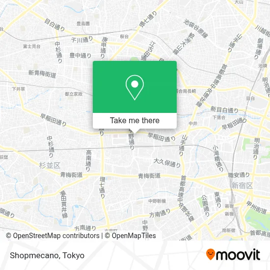 Shopmecano map