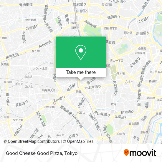 Good Cheese Good Pizza map
