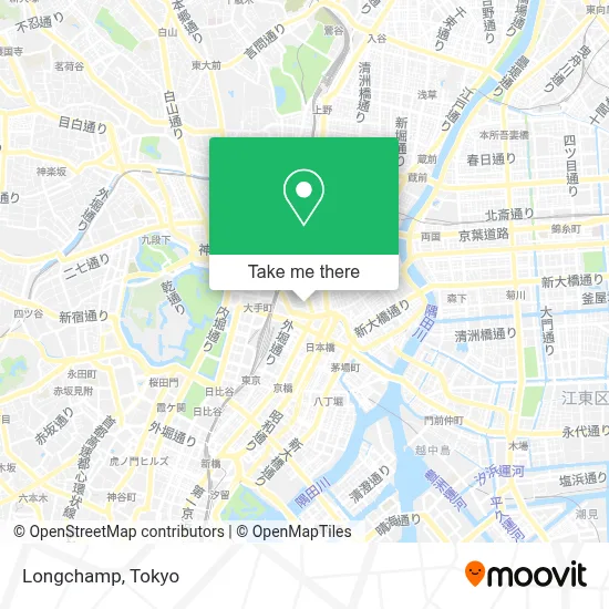 Longchamp map