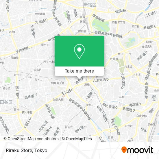 Riraku Store map