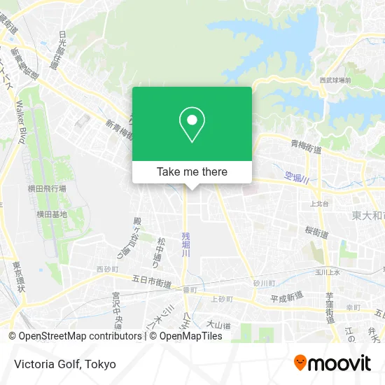 Victoria Golf map