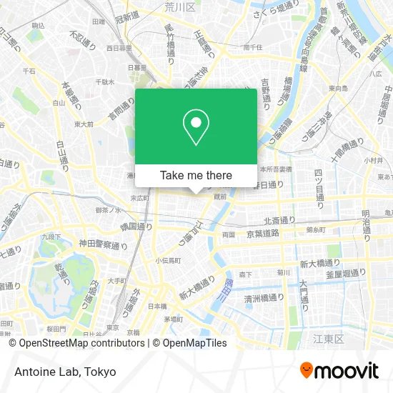 Antoine Lab map