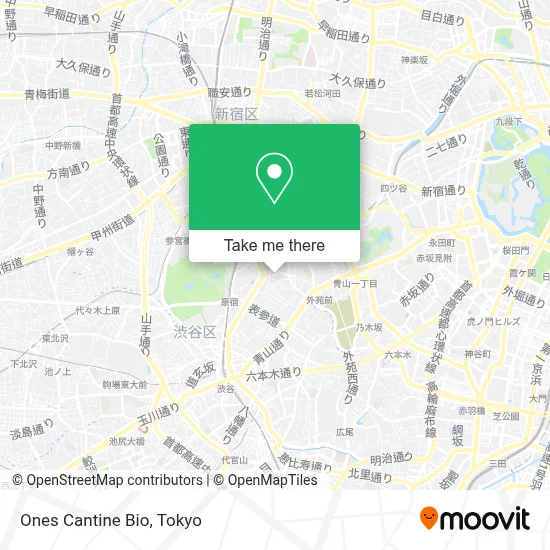Ones Cantine Bio map