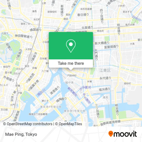 Mae Ping map