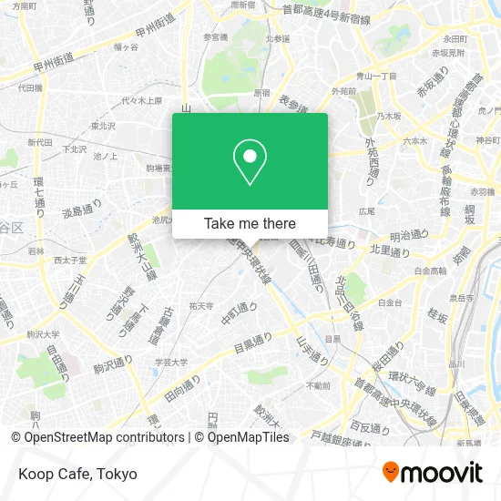 Koop Cafe map