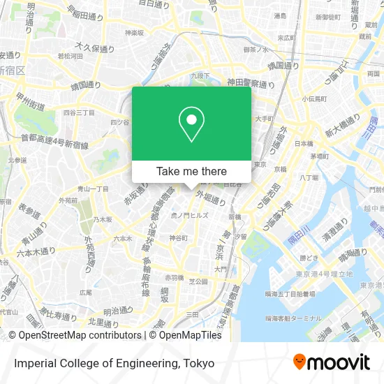 Imperial College of Engineering map