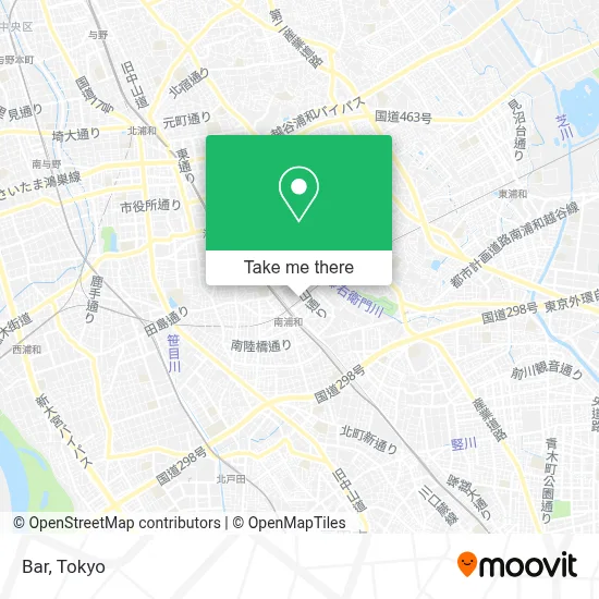Bar map