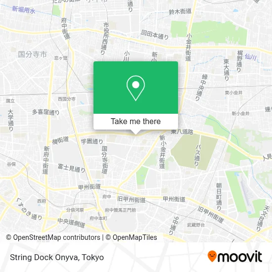 String Dock Onyva map