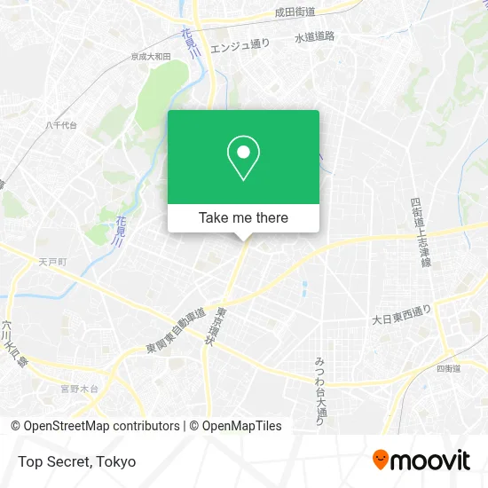 Top Secret map
