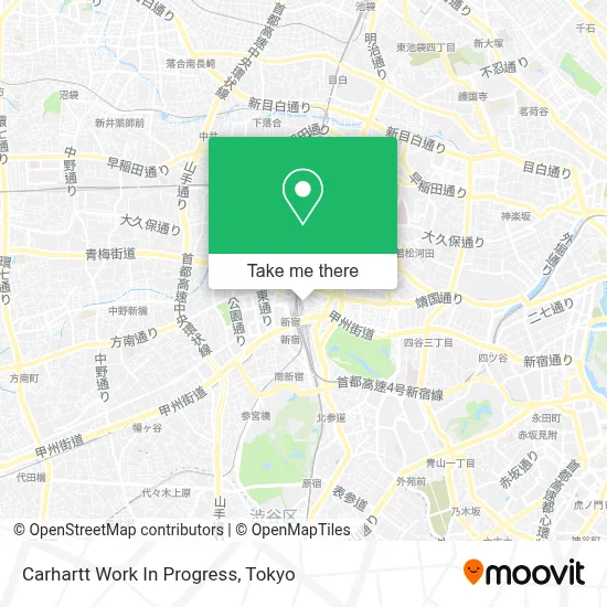 Carhartt Work In Progress map