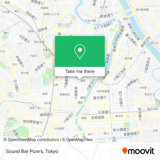 Sound Bar Pure's map