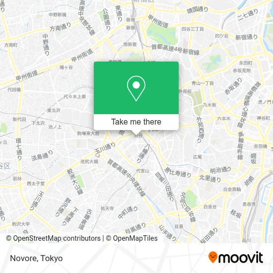 Novore map