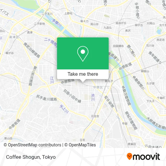 Coffee Shogun map