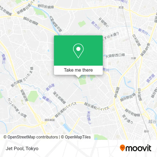 Jet Pool map